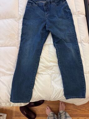 Style & Co. Straight-Leg Dark Blue Jeans